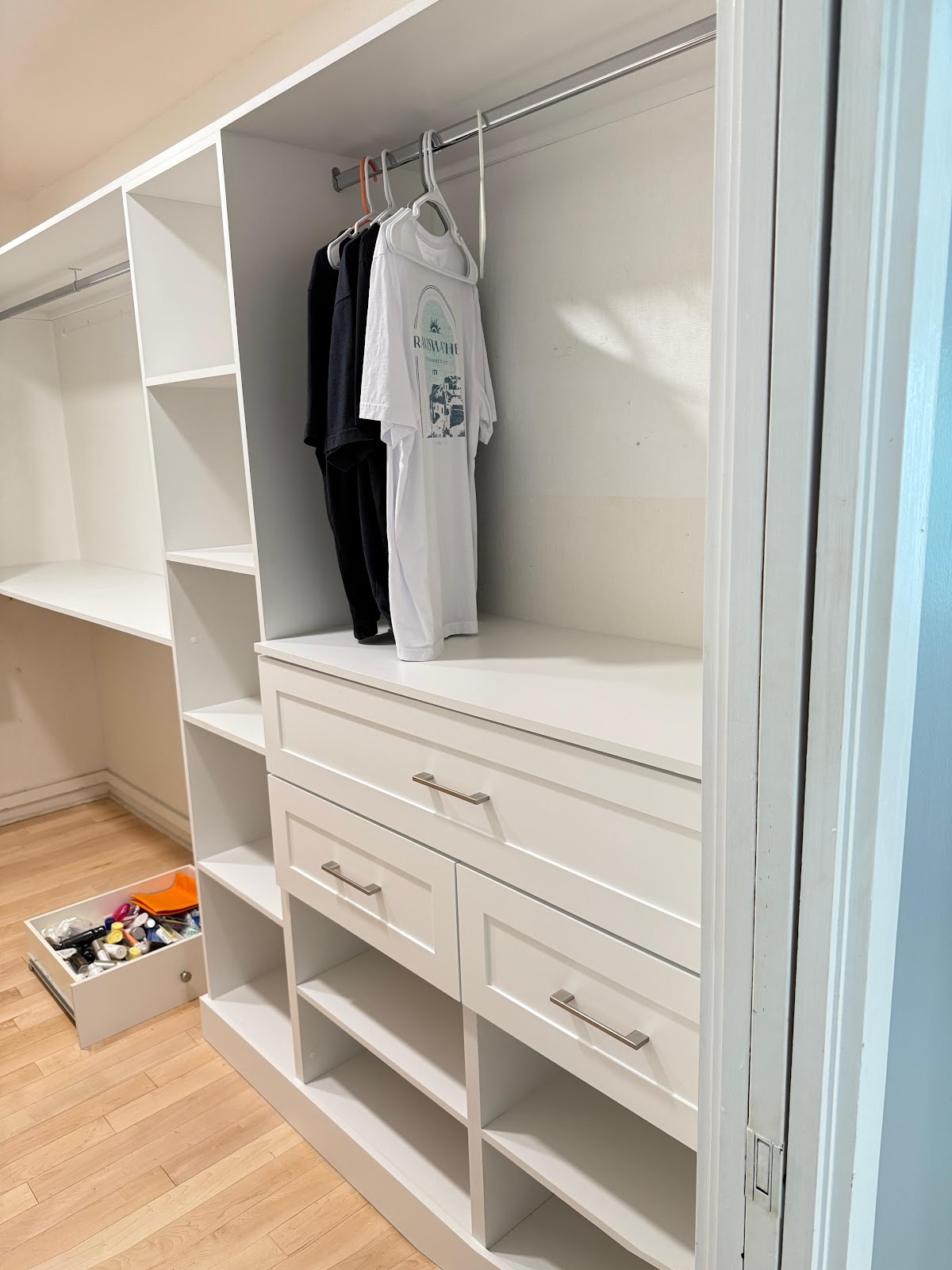 Custom closet storage: Everything in its place.